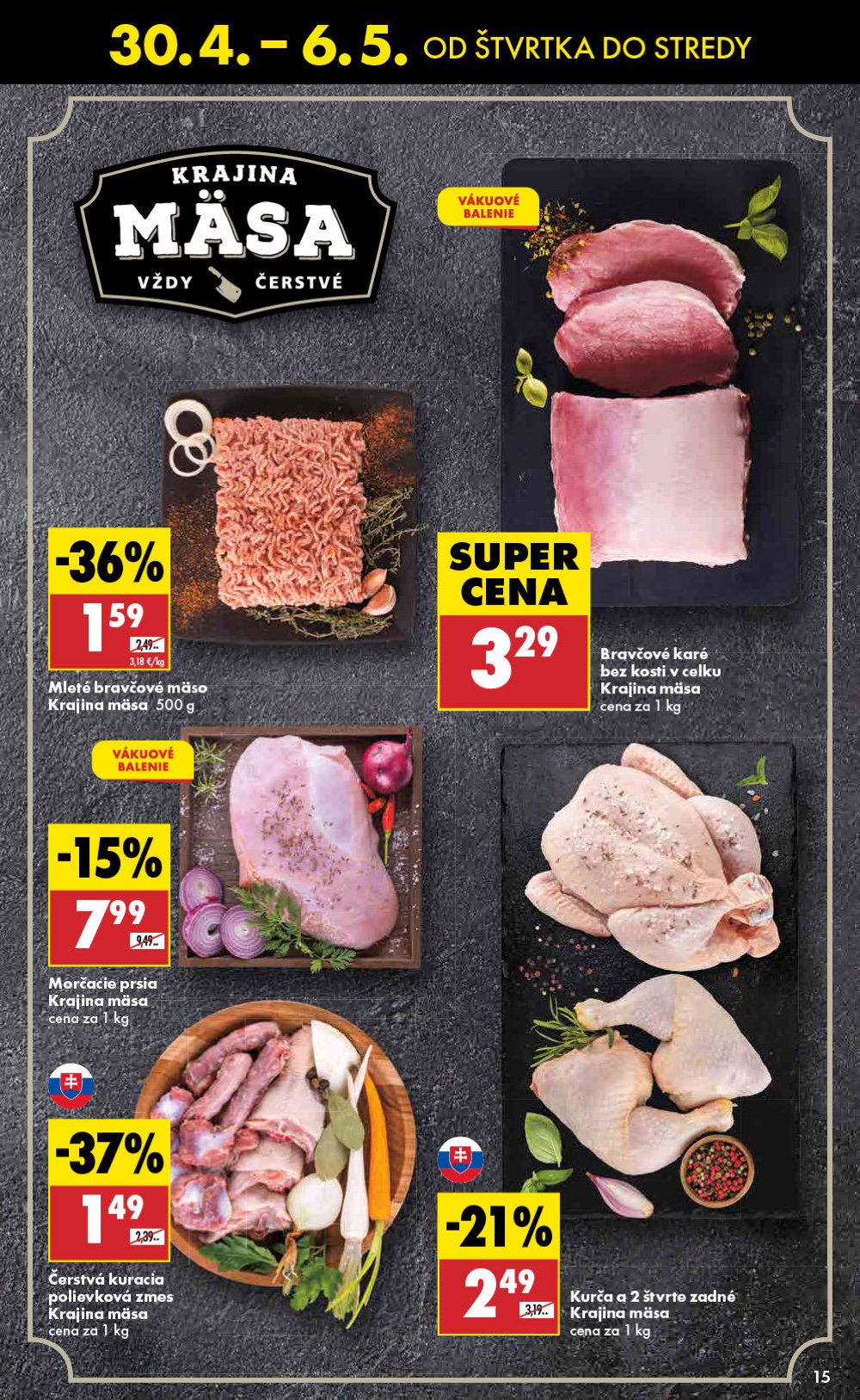 Leták Biedronka (30. 4. - 6. 5. 2026) - strana 15 z 48