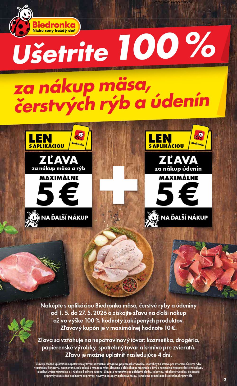 Leták Biedronka (30. 4. - 6. 5. 2026) - strana 3 z 48