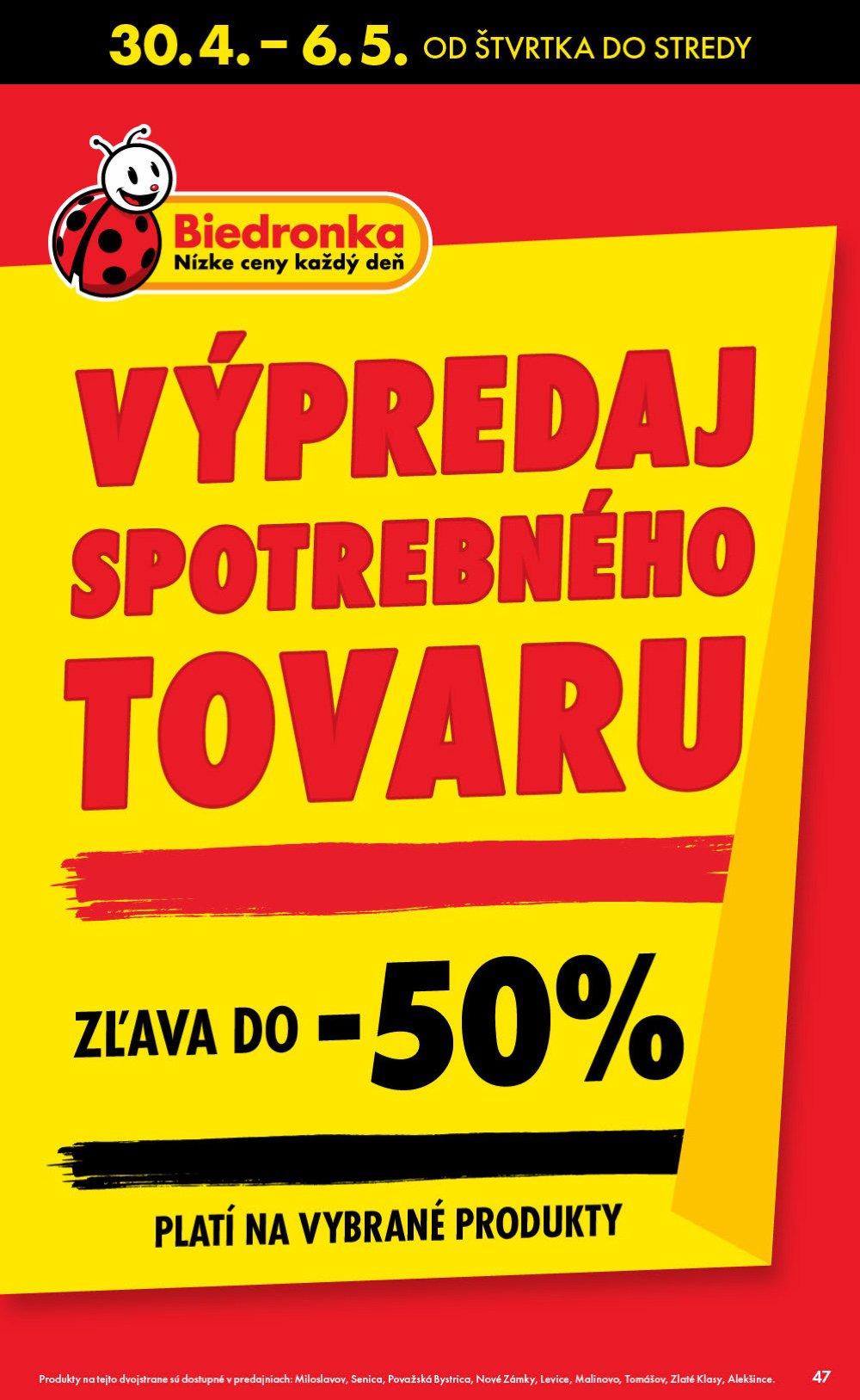 Leták Biedronka - strana 47