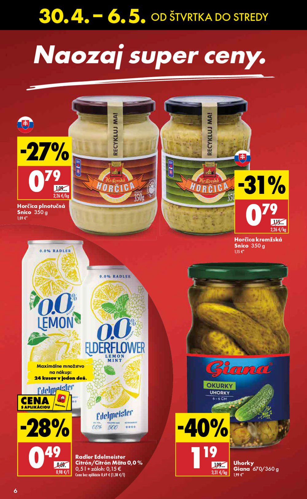 Leták Biedronka (30. 4. - 6. 5. 2026) - strana 6 z 48