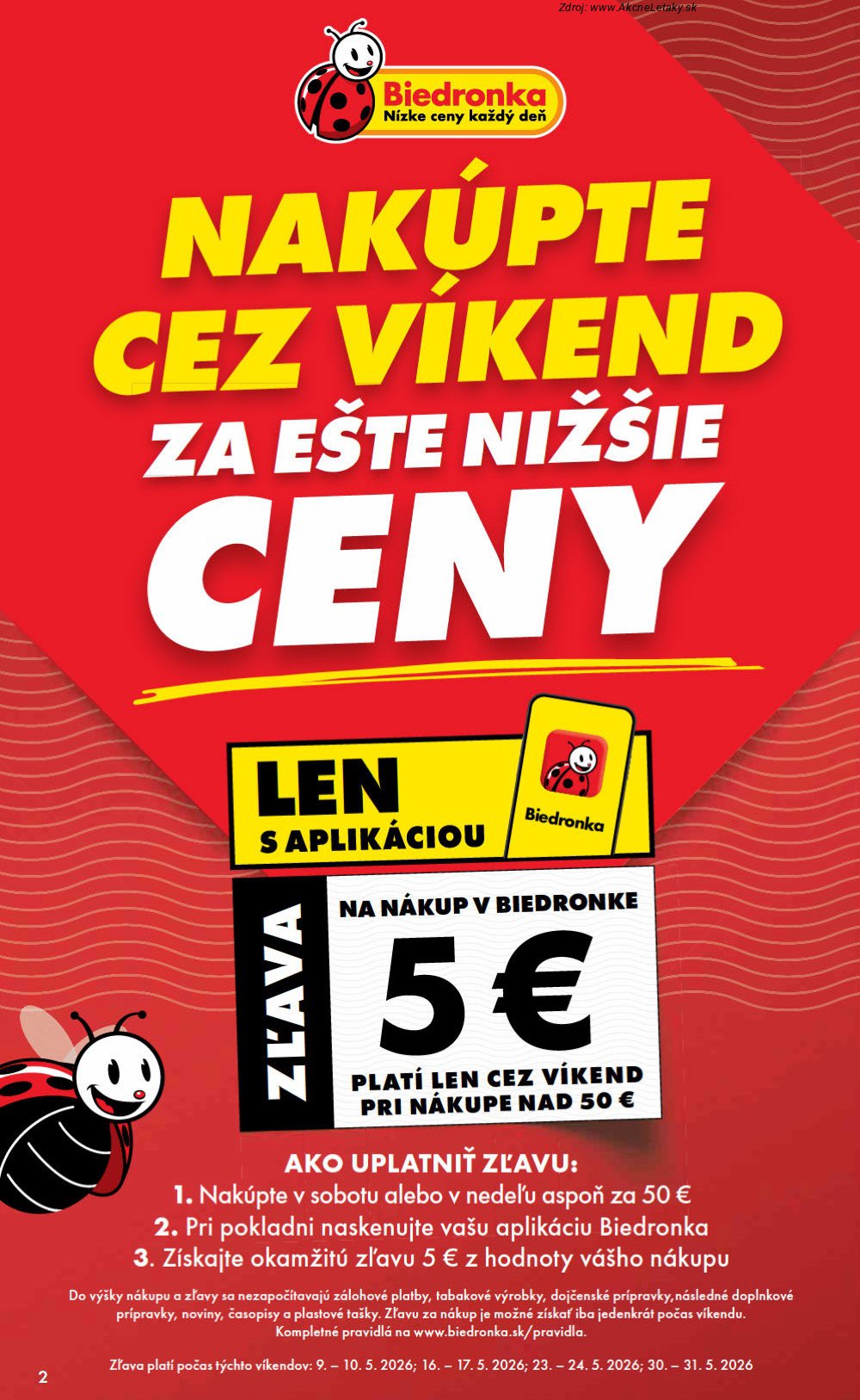 Leták Biedronka (7. 5. - 13. 5. 2026) - strana 2 z 48