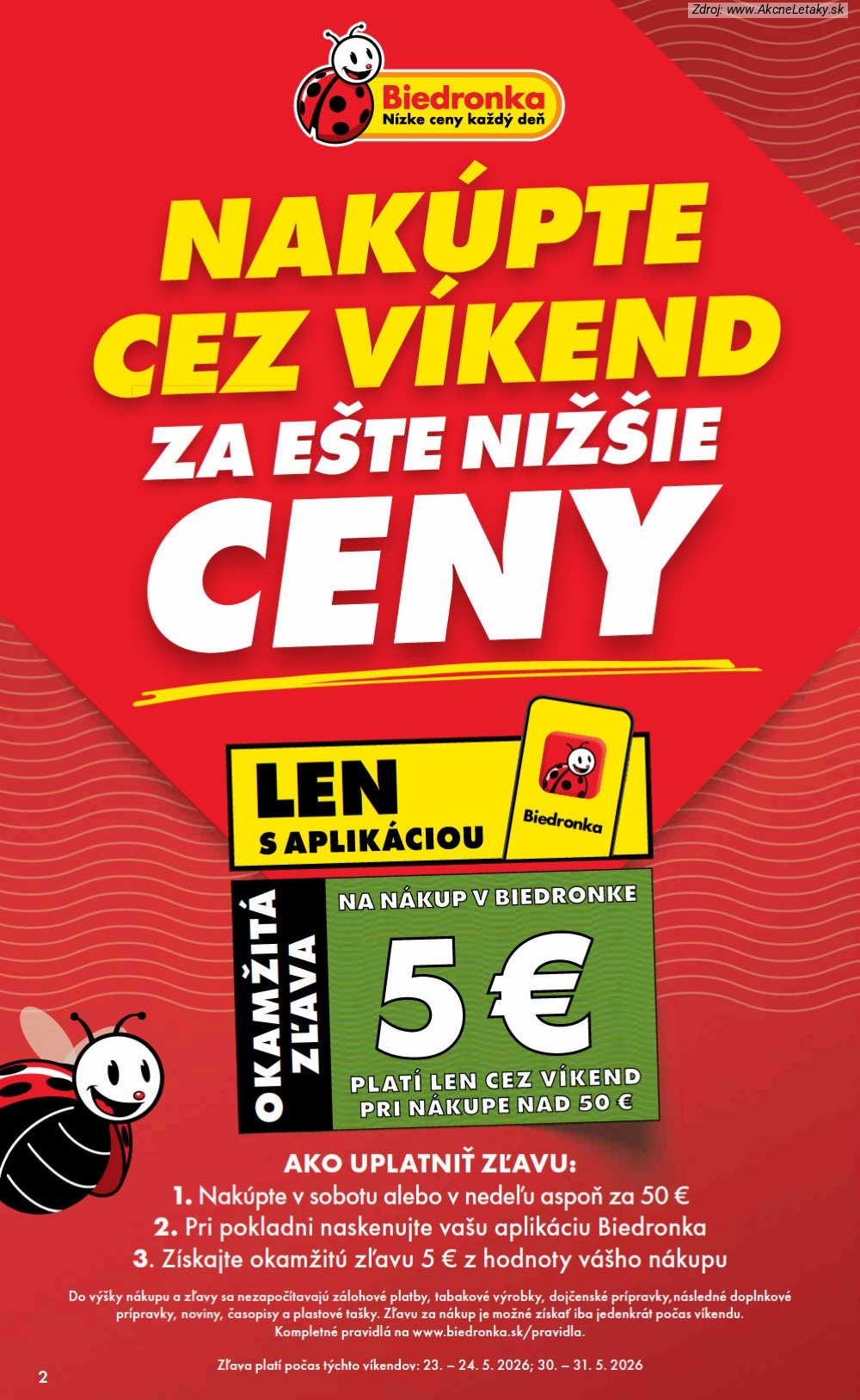 Leták Biedronka (21. 5. - 27. 5. 2026) - strana 2 z 48