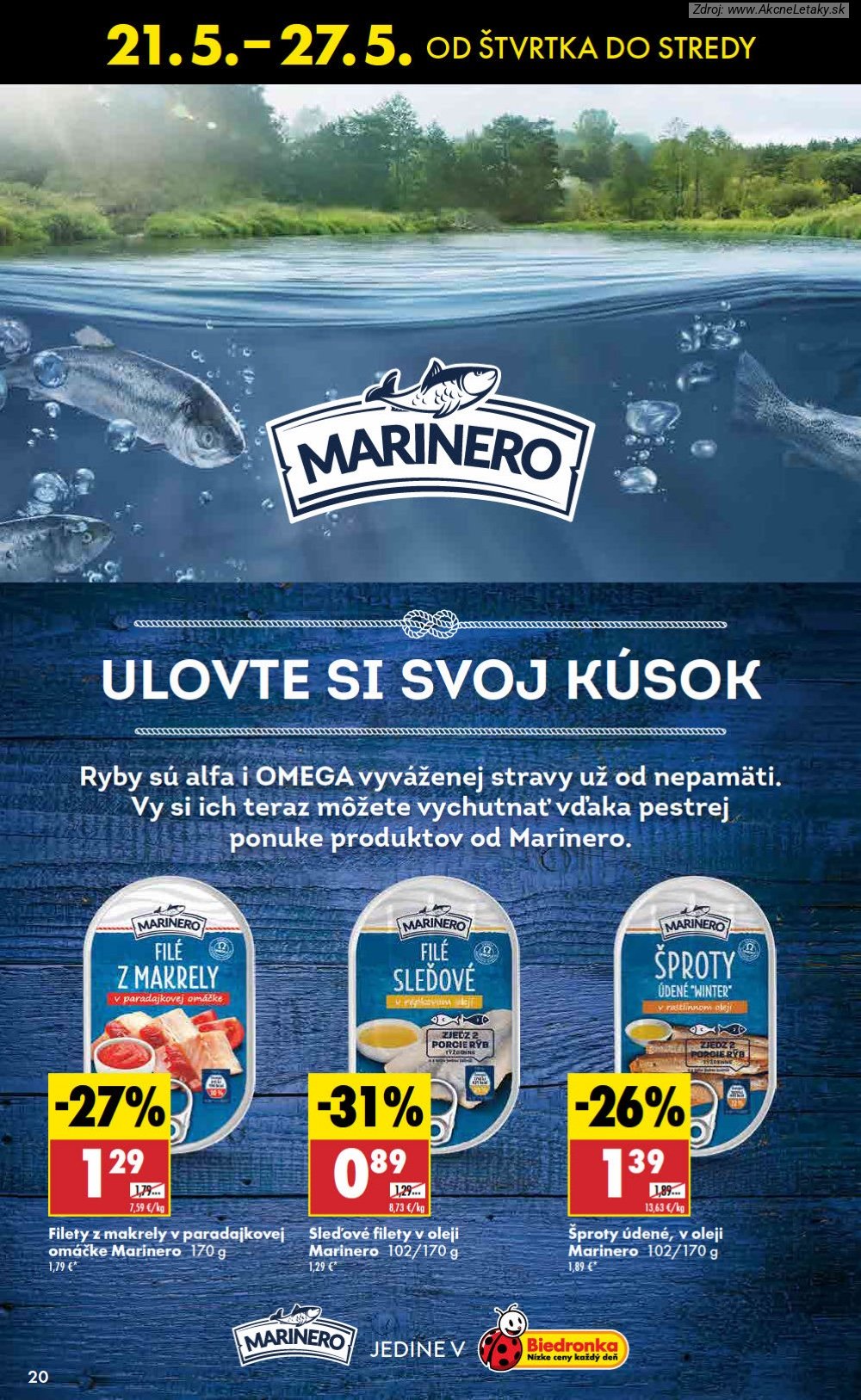Leták Biedronka (21. 5. - 27. 5. 2026) - strana 20 z 48