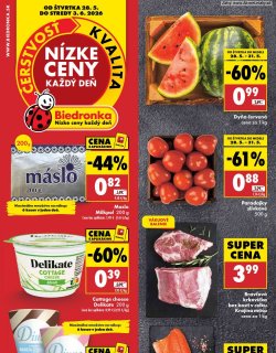 Leták Biedronka 28. 5. - 3. 6. 2026 