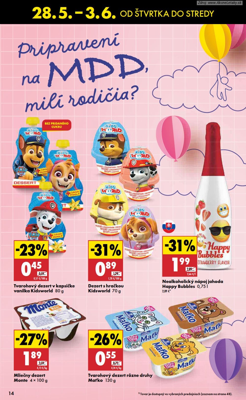 Leták Biedronka (28. 5. - 3. 6. 2026) - strana 14 z 48