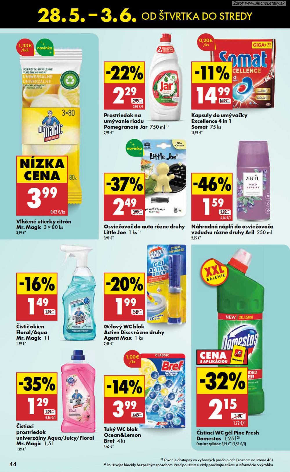 Leták Biedronka (28. 5. - 3. 6. 2026) - strana 44 z 48