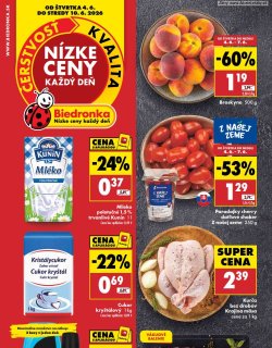 Leták Biedronka od 4. 6.