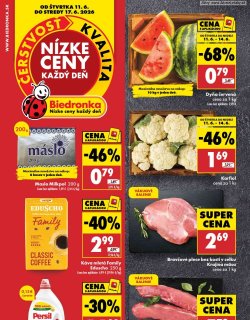 Leták Biedronka od 11. 6.