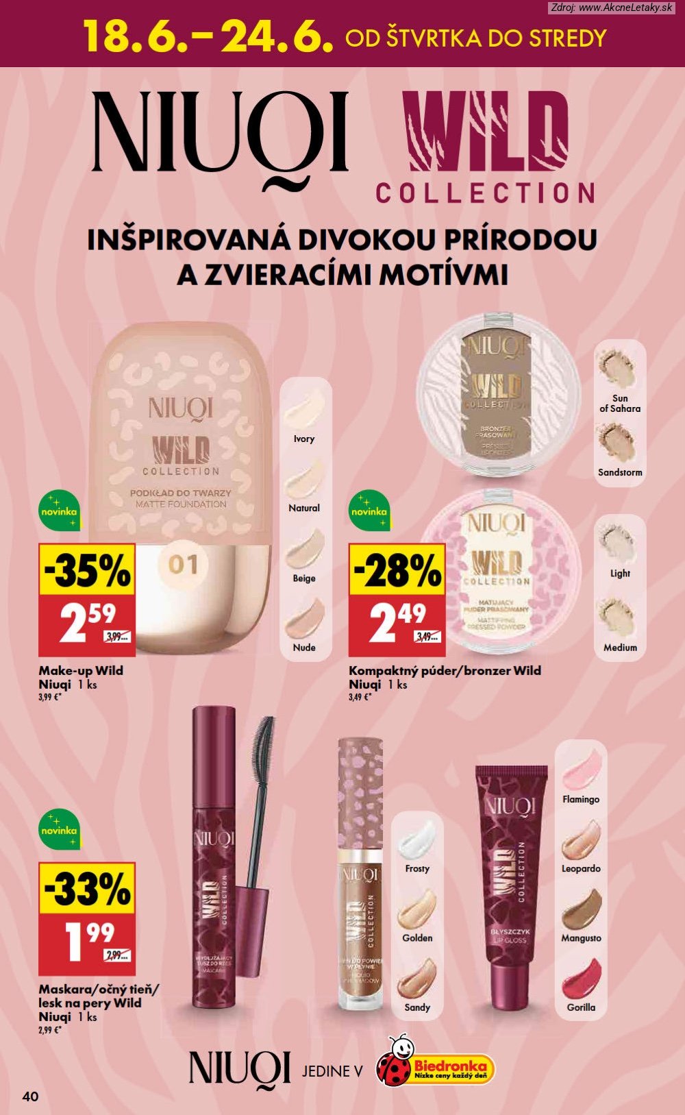 Leták Biedronka (18. 6. - 24. 6. 2026) - strana 40 z 48