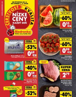 Leták Biedronka od 25. 6.
