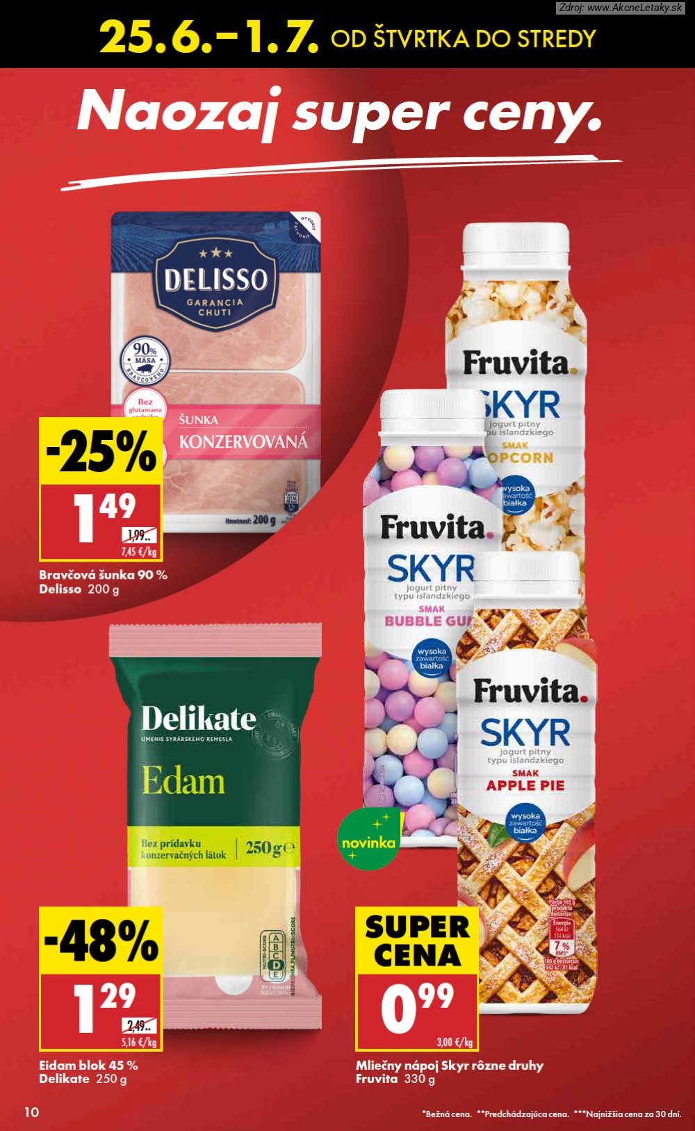 Leták Biedronka (25. 6. - 1. 7. 2026) - strana 10 z 48
