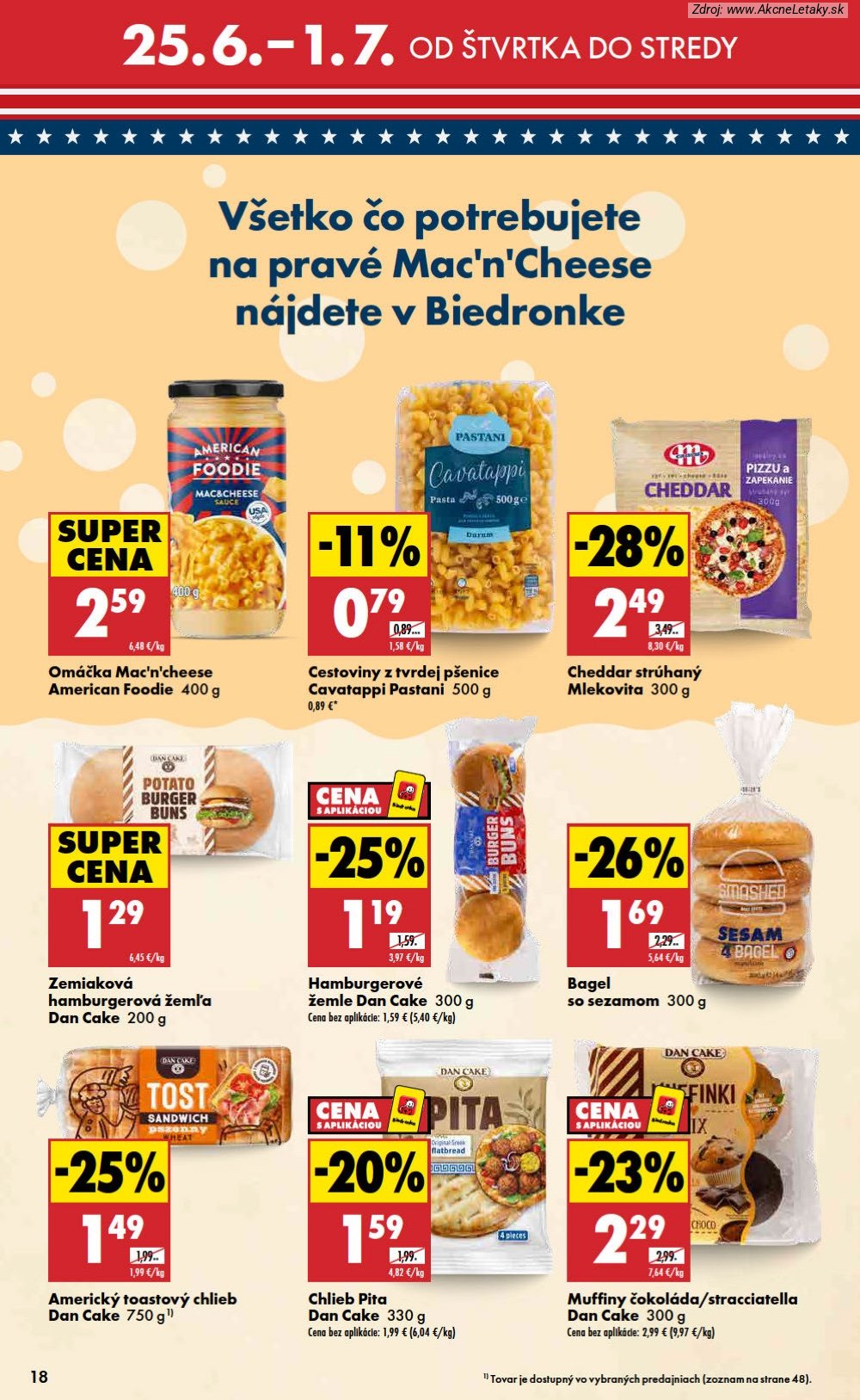 Leták Biedronka (25. 6. - 1. 7. 2026) - strana 18 z 48