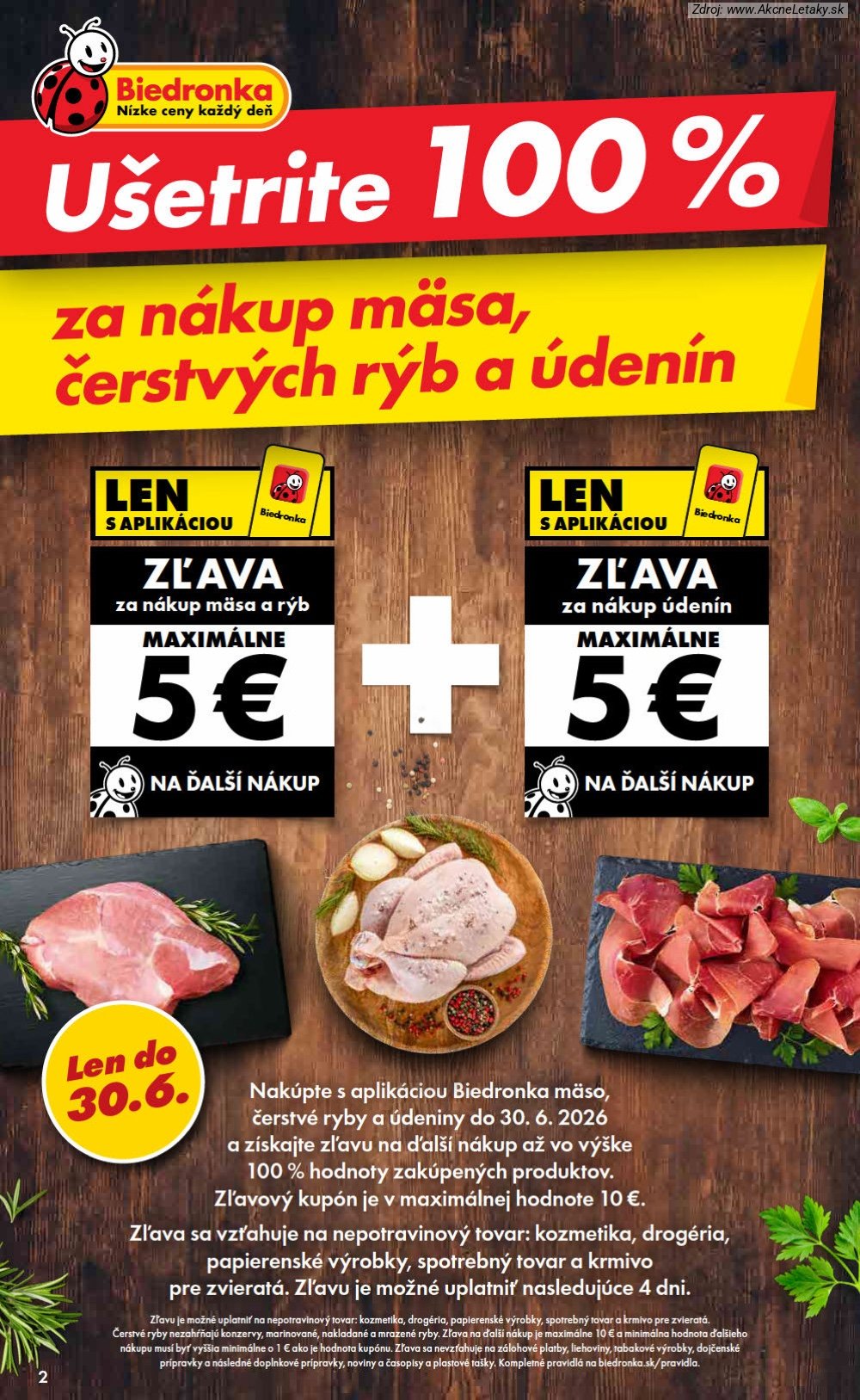 Leták Biedronka (25. 6. - 1. 7. 2026) - strana 2 z 48