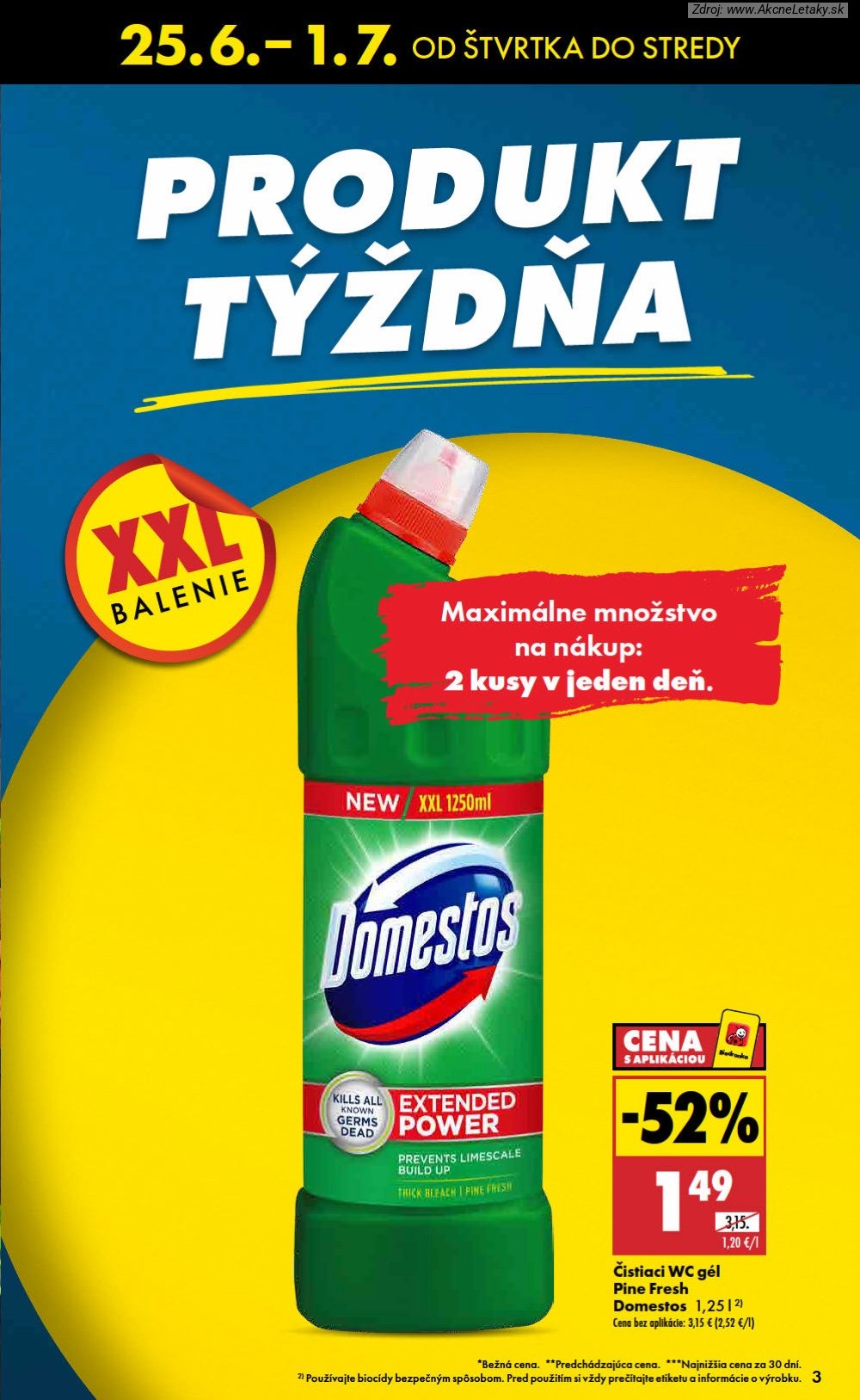 Leták Biedronka (25. 6. - 1. 7. 2026) - strana 3 z 48