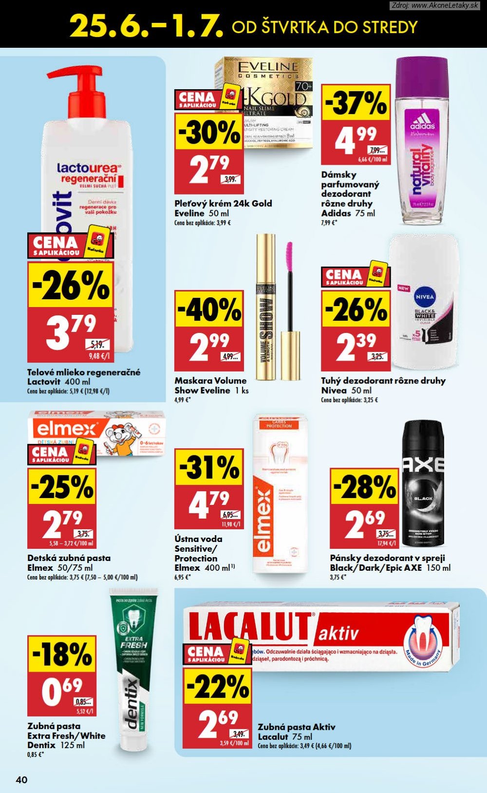 Leták Biedronka (25. 6. - 1. 7. 2026) - strana 40 z 48
