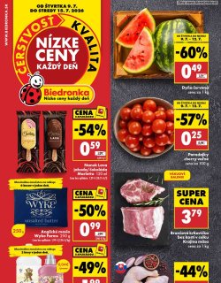 Neplatný leták s platnosťou 9. 7. - 15. 7. 2026