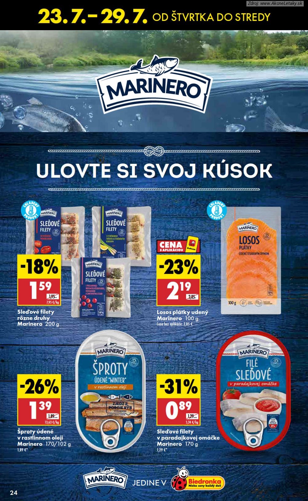 Leták Biedronka (23. 7. - 29. 7. 2026) - strana 24 z 48