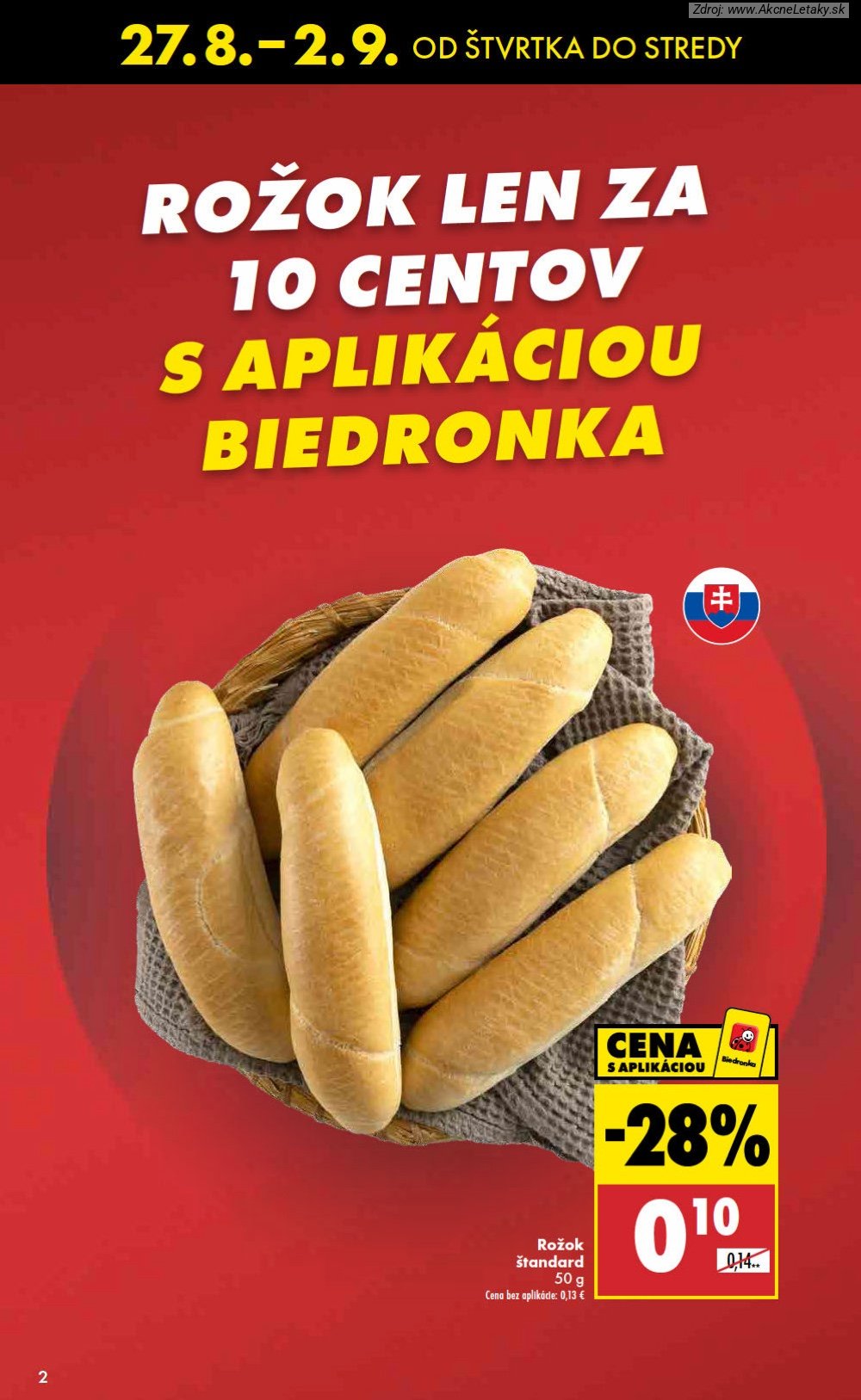 Leták Biedronka (27. 8. - 2. 9. 2026) - strana 2 z 48