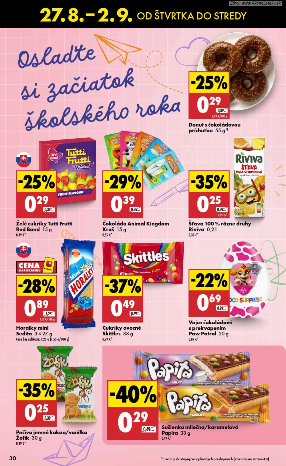Leták Biedronka (27. 8. - 2. 9. 2026) - strana 30 z 48