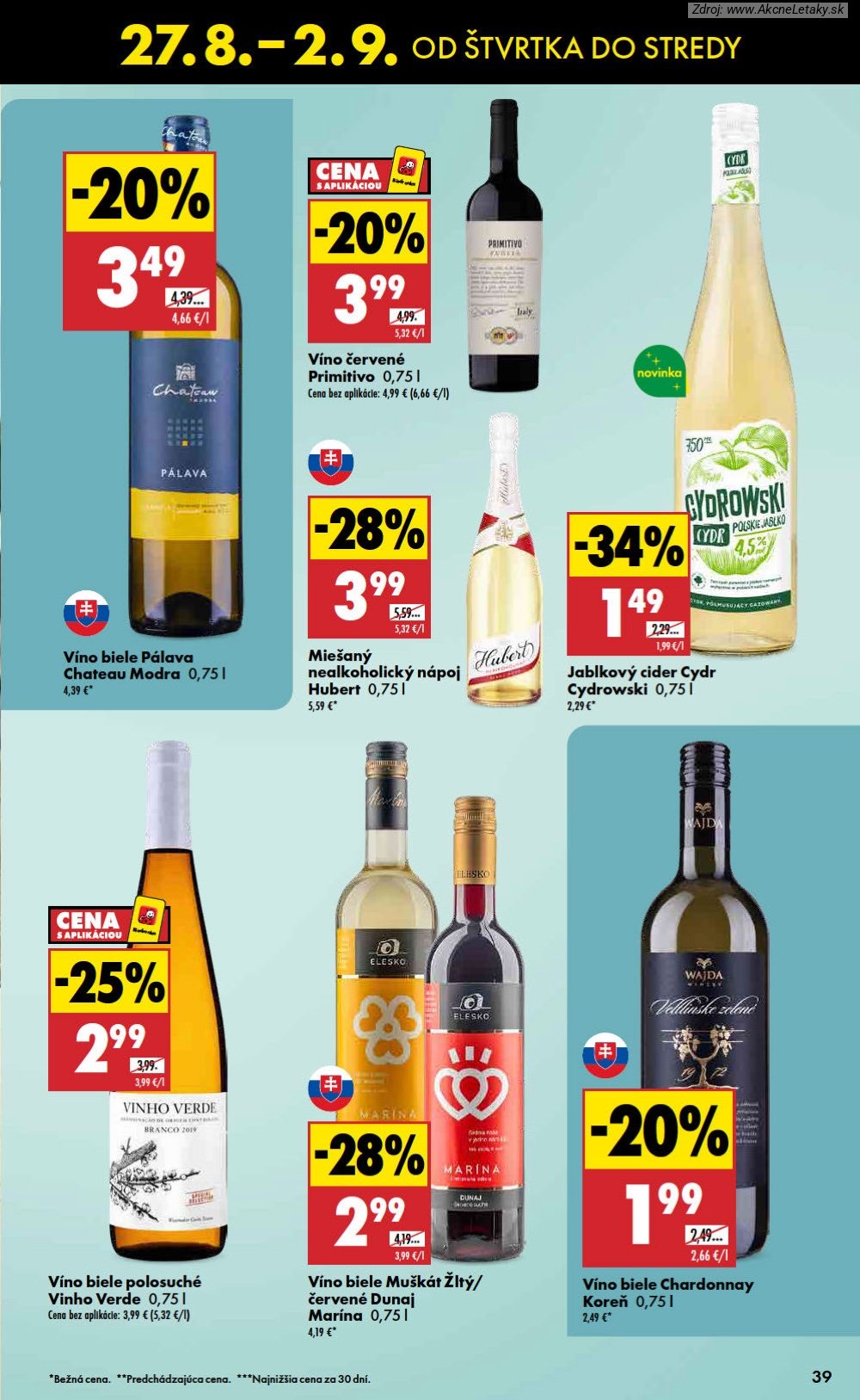 Leták Biedronka (27. 8. - 2. 9. 2026) - strana 39 z 48
