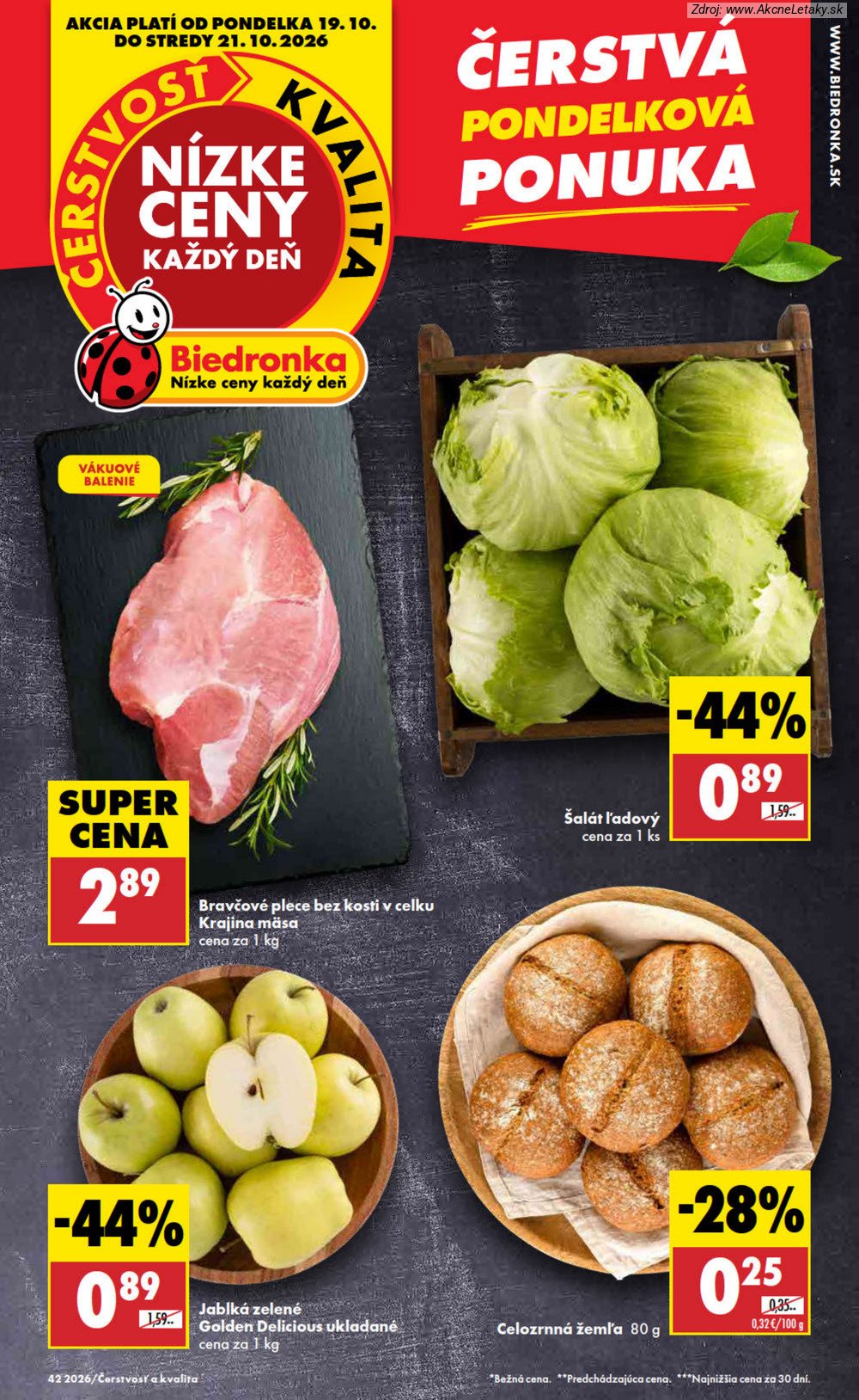 Leták Biedronka - strana 1