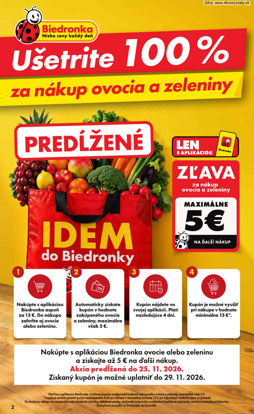 Leták Biedronka (29. 10. - 4. 11. 2026) - strana 2 z 48