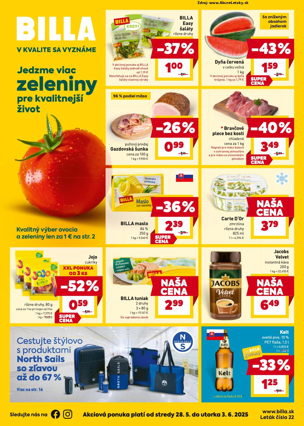 Leták Billa - strana 1