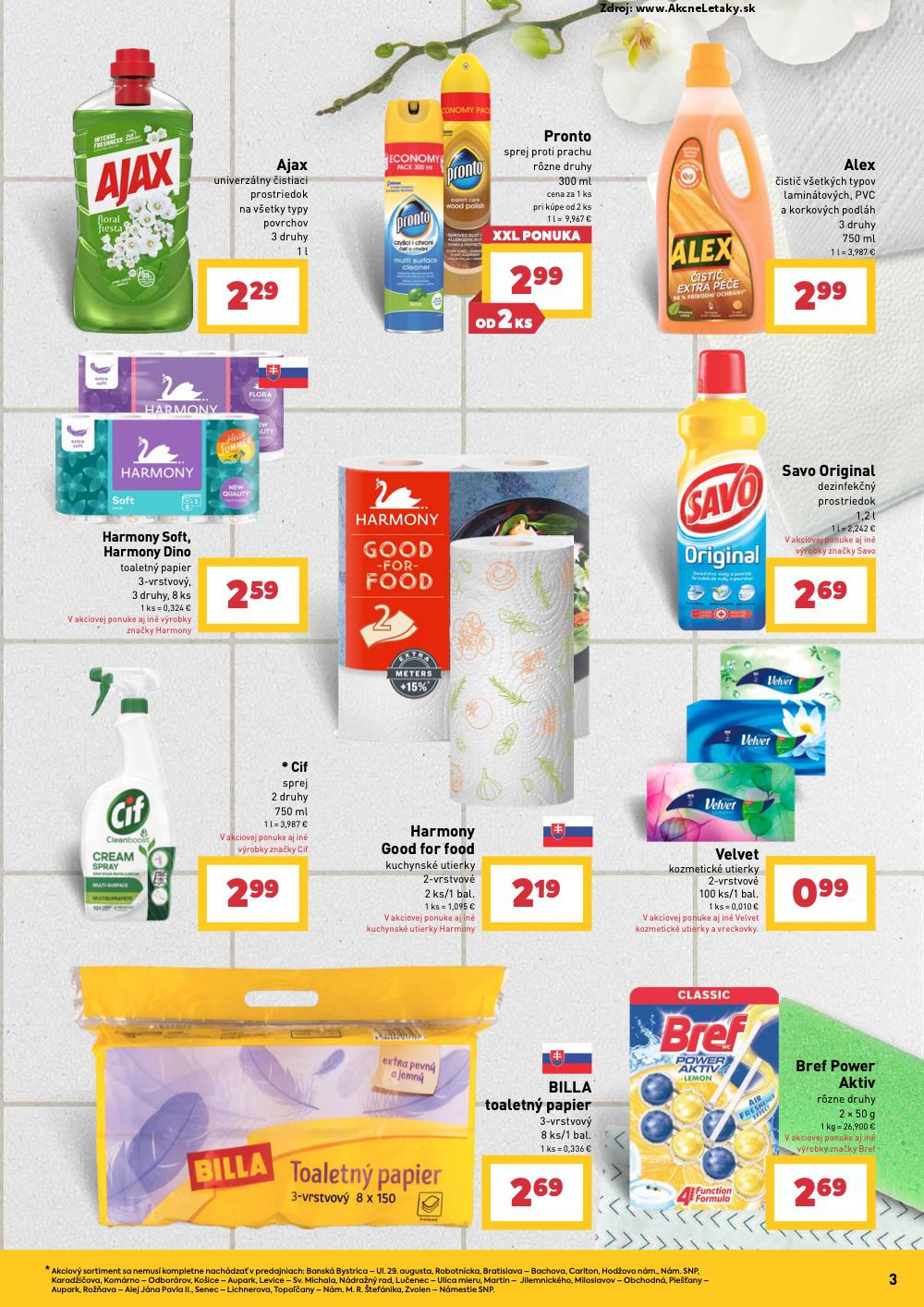 Leták Billa (28. 5. - 1. 7. 2025) - strana 3 z 6
