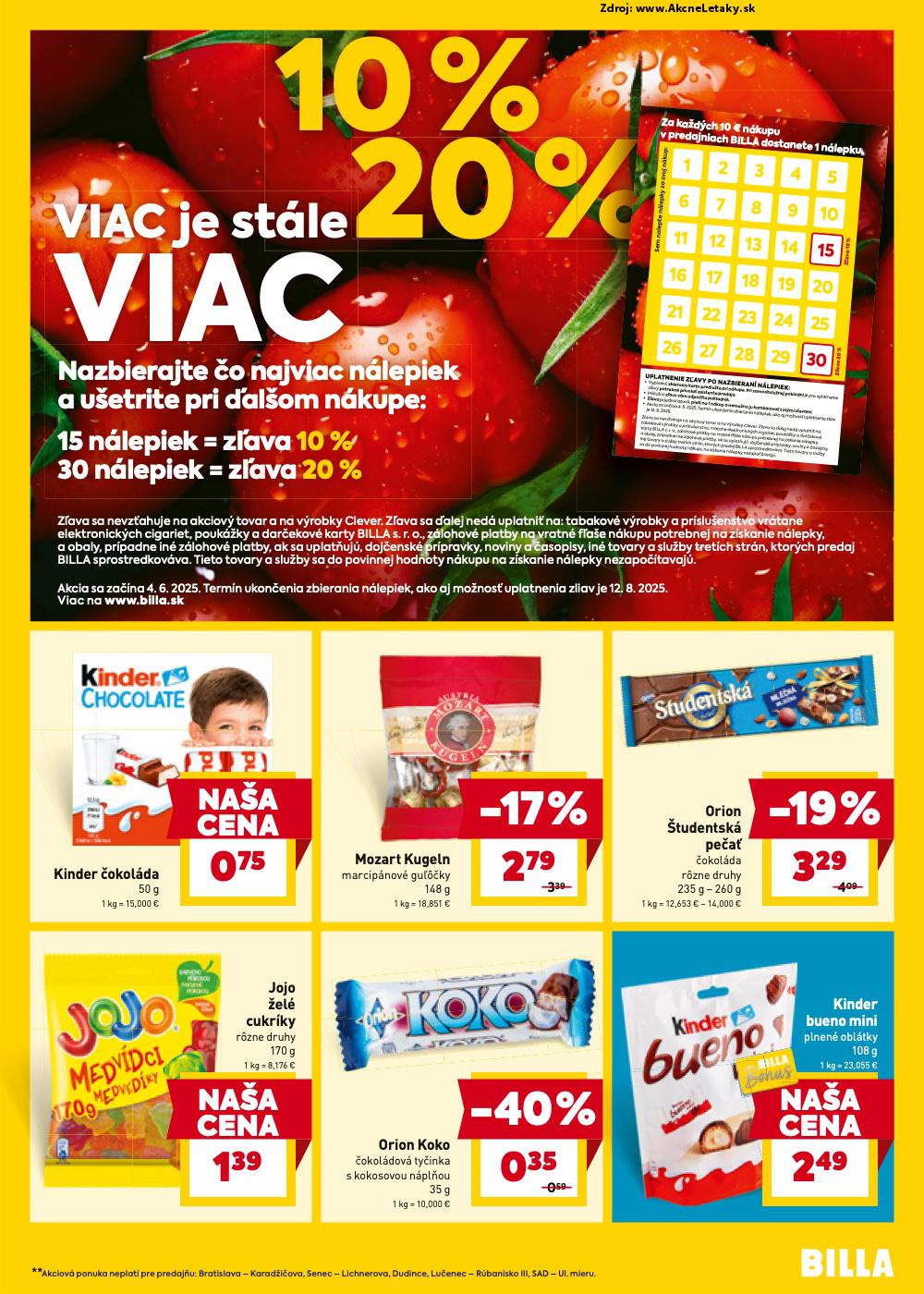 Leták Billa (11. 6. - 17. 6. 2025) - strana 15 z 24