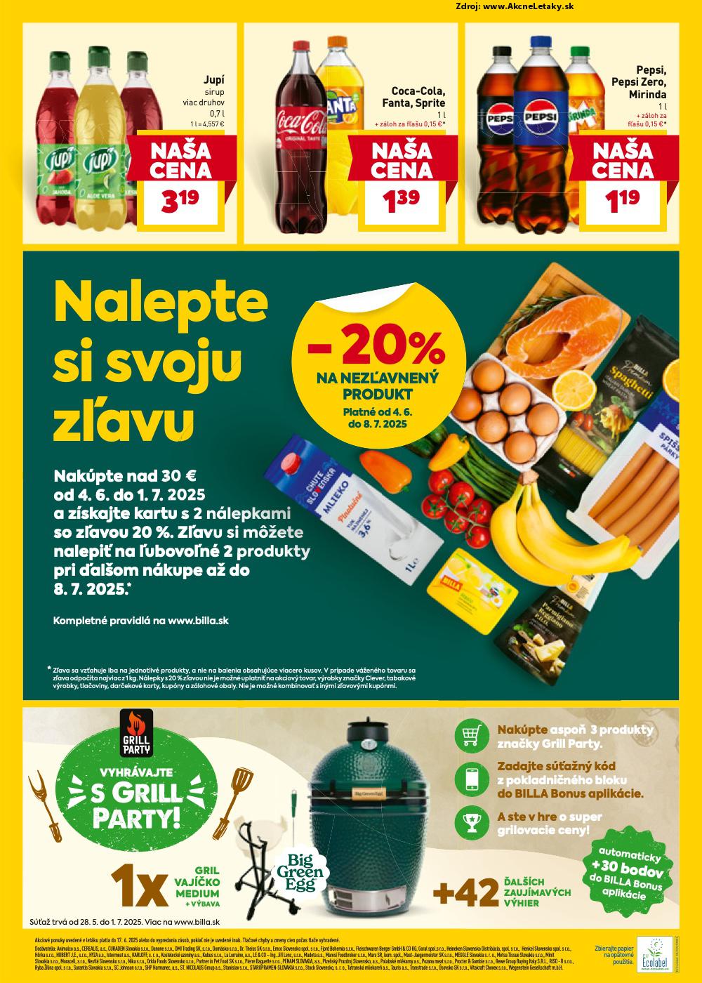 Leták Billa (11. 6. - 17. 6. 2025) - strana 17 z 24