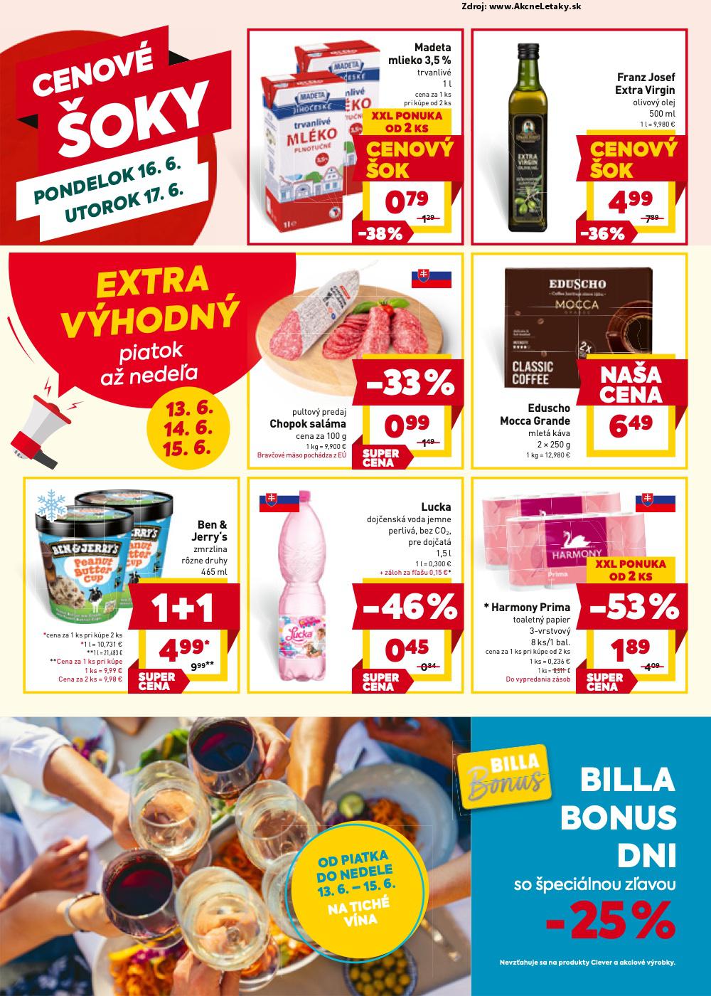 Leták Billa (11. 6. - 17. 6. 2025) - strana 20 z 24