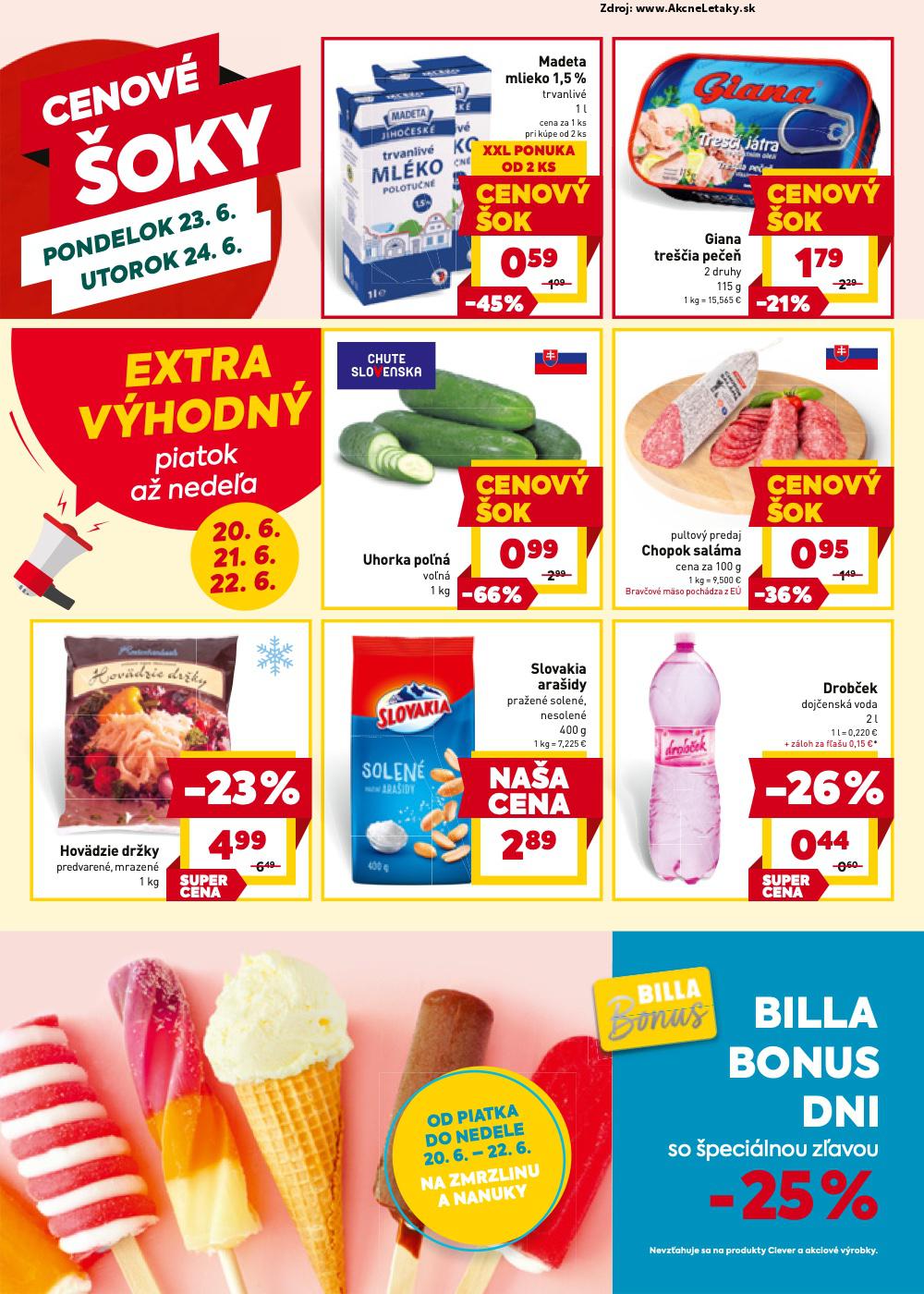 Leták Billa (18. 6. - 24. 6. 2025) - strana 20 z 28