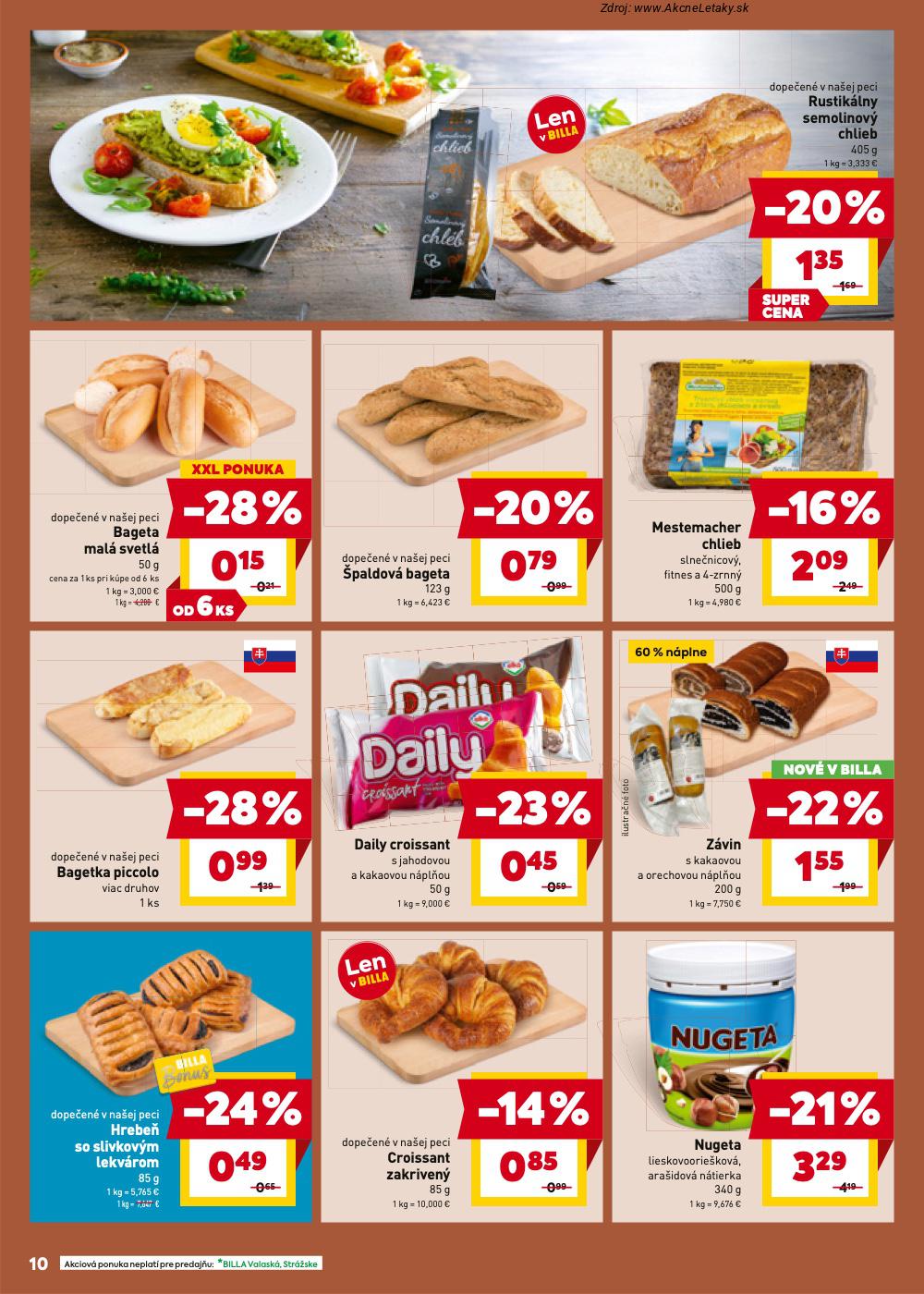 Leták Billa - strana 10