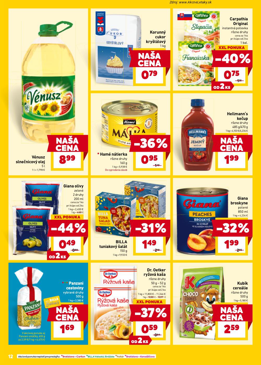 Leták Billa - strana 12