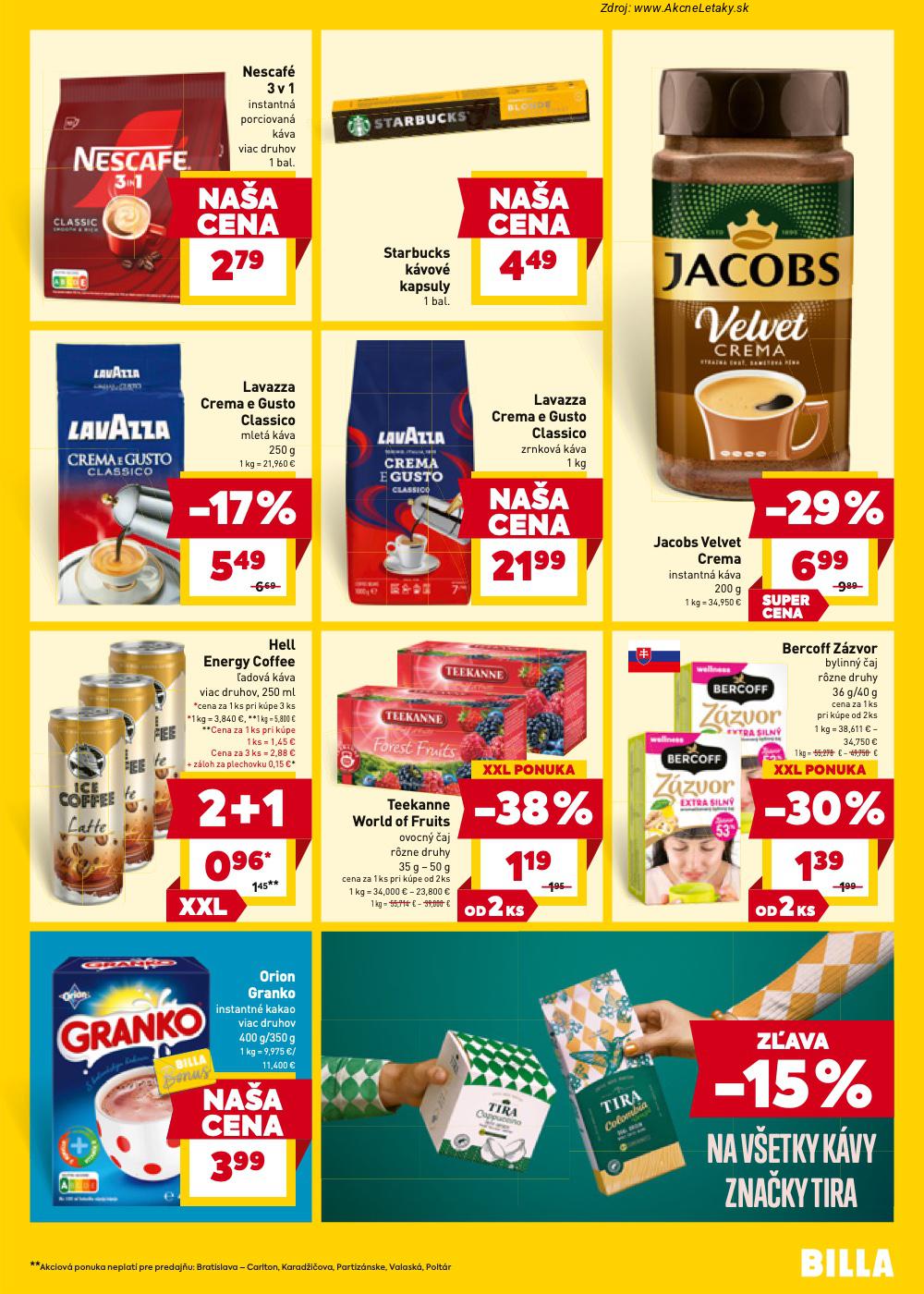 Leták Billa (22. 10. - 27. 10. 2025) - strana 15 z 20