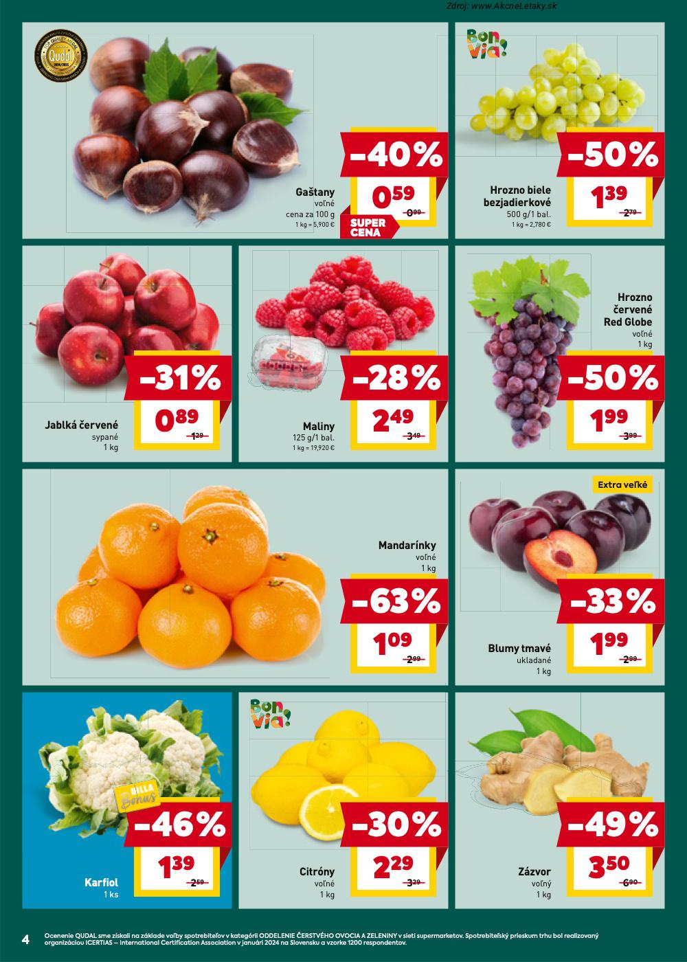 Leták Billa - strana 4