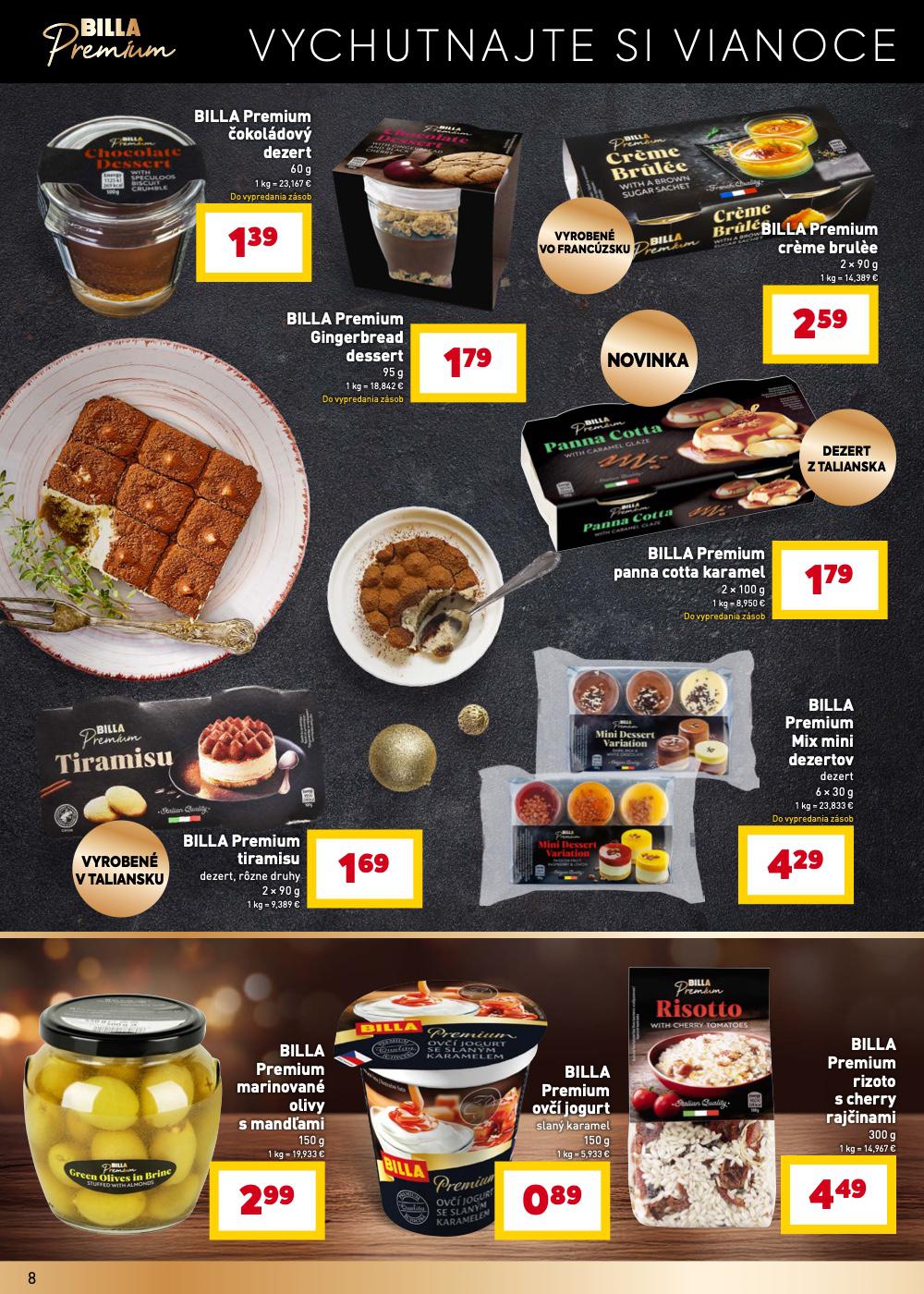 Leták Billa (29. 10. - 31. 12. 2025) - strana 8 z 17
