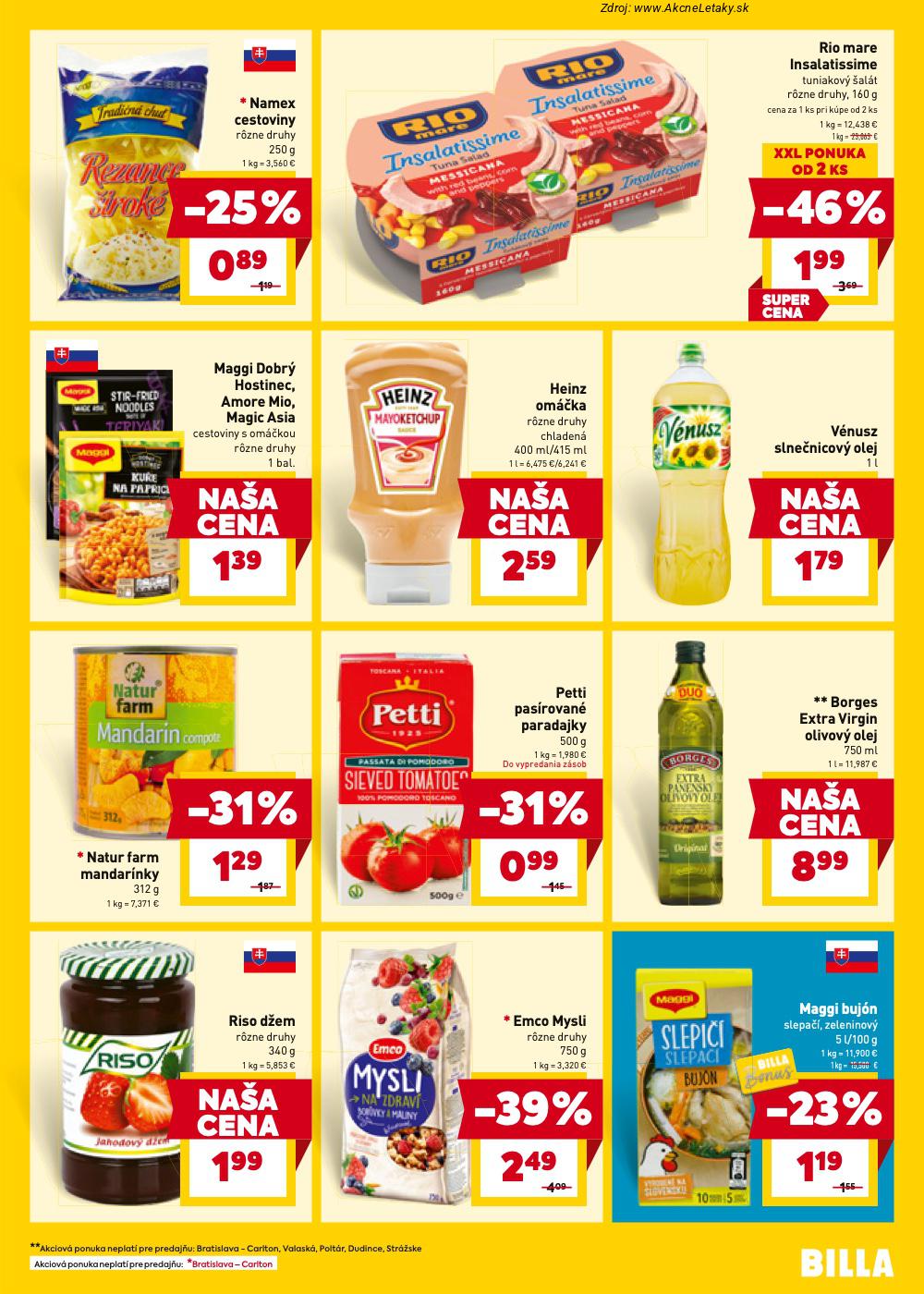 Leták Billa (5. 11. - 11. 11. 2025) - strana 15 z 27
