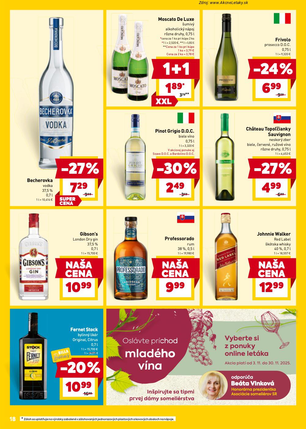 Leták Billa (5. 11. - 11. 11. 2025) - strana 18 z 27