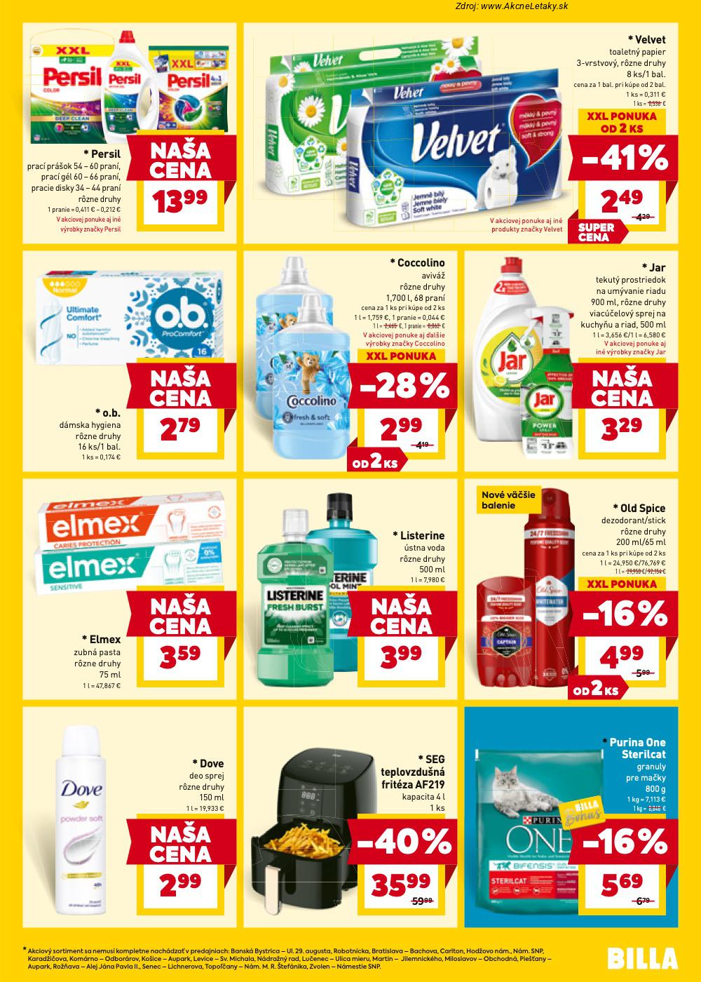 Leták Billa (5. 11. - 11. 11. 2025) - strana 19 z 27