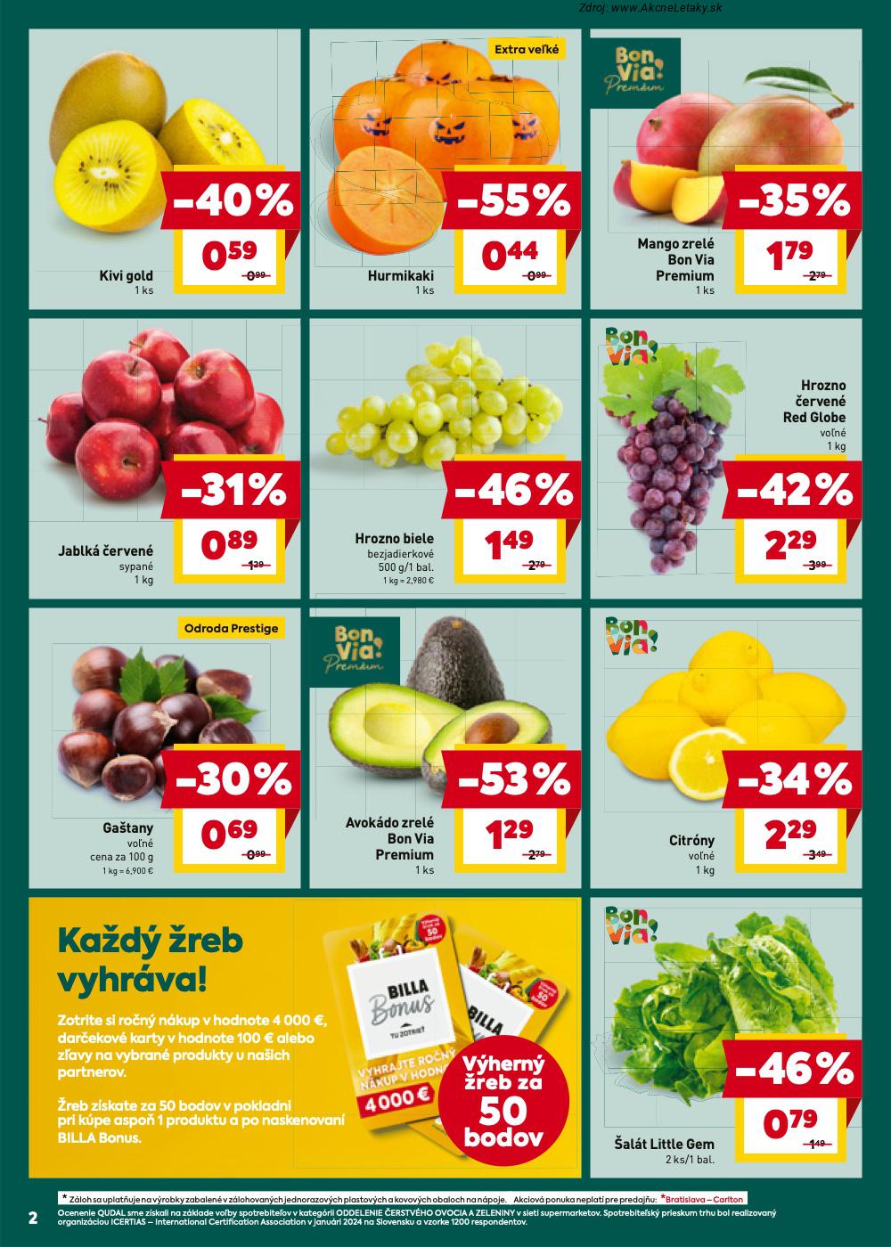 Leták Billa (5. 11. - 11. 11. 2025) - strana 2 z 27