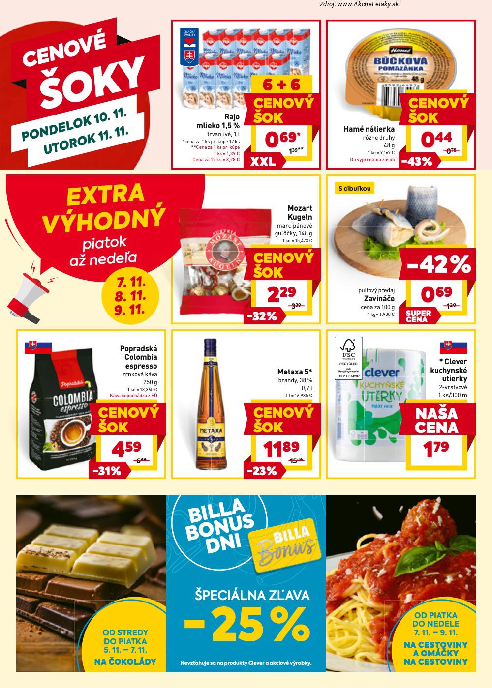 Leták Billa (5. 11. - 11. 11. 2025) - strana 20 z 27