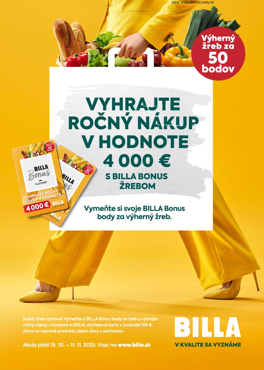 Leták Billa (5. 11. - 11. 11. 2025) - strana 23 z 27