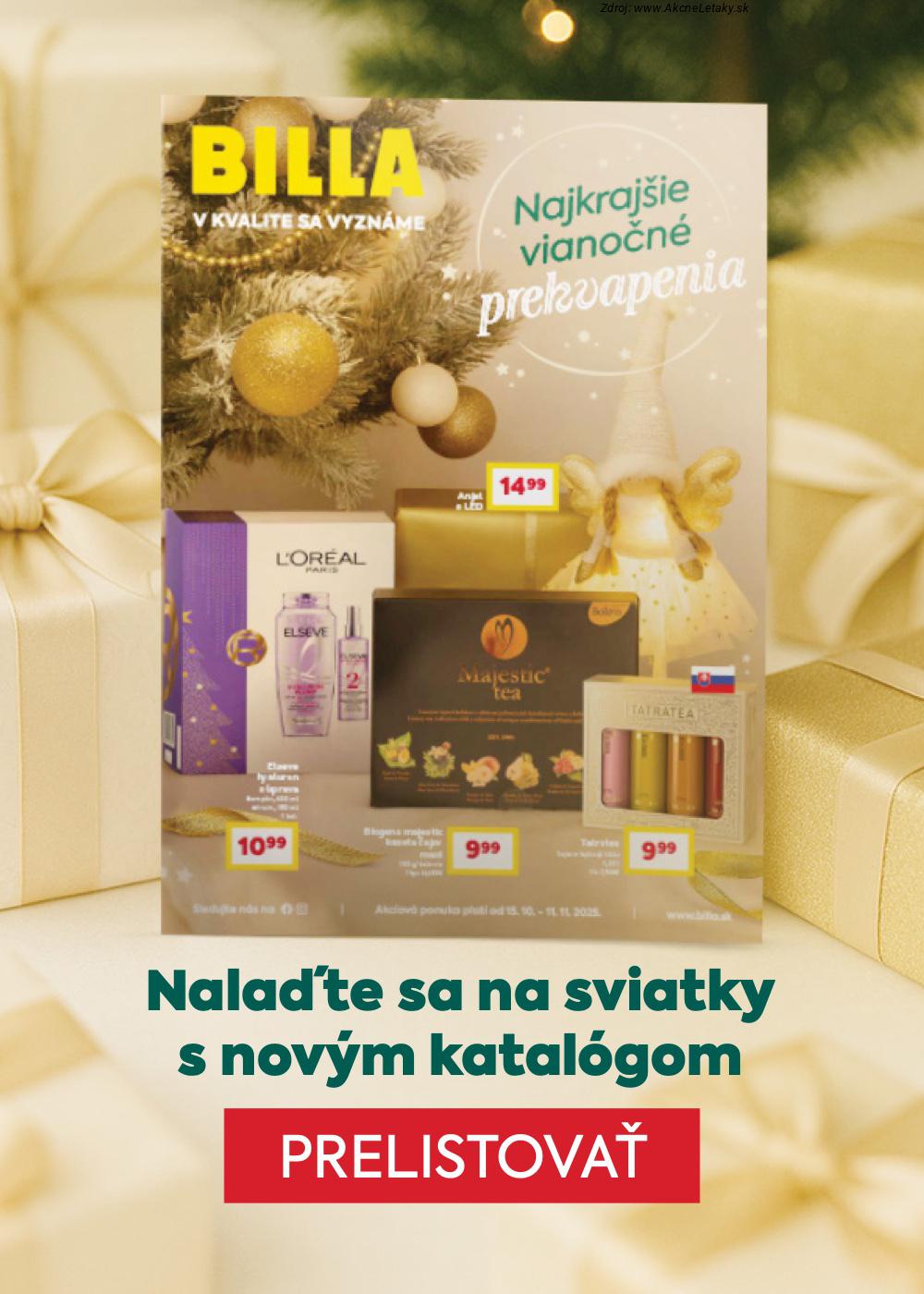 Leták Billa (5. 11. - 11. 11. 2025) - strana 25 z 27
