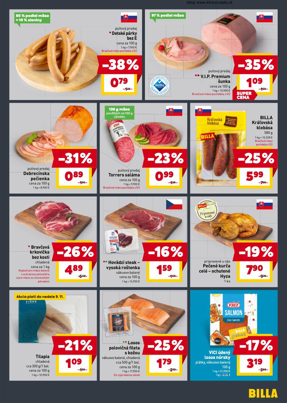 Leták Billa (5. 11. - 11. 11. 2025) - strana 5 z 27