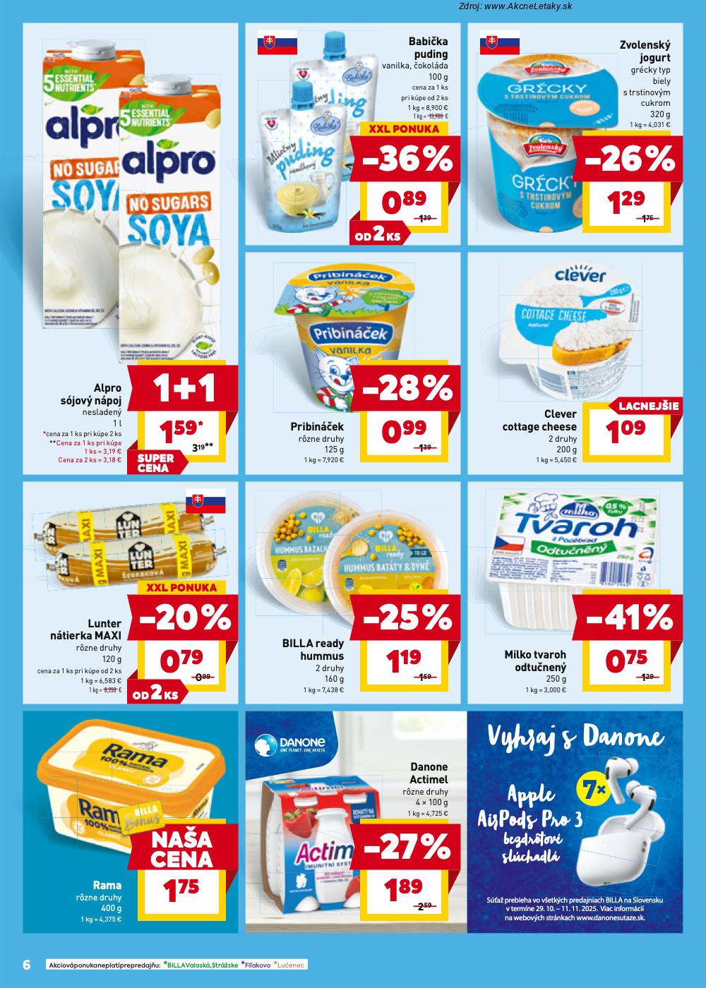 Leták Billa (5. 11. - 11. 11. 2025) - strana 6 z 27
