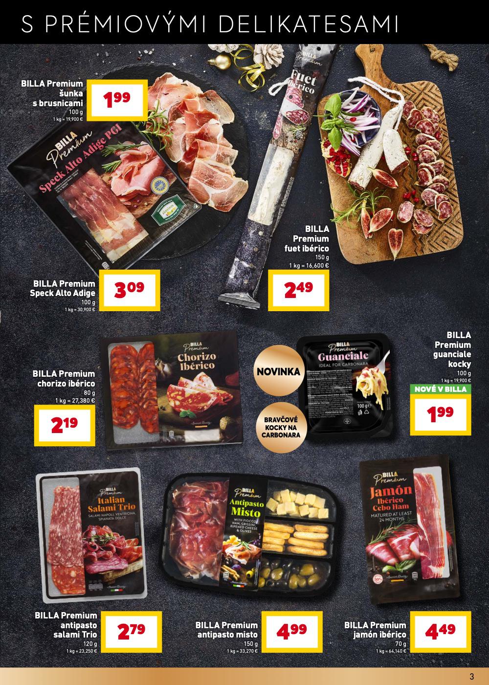 Leták Billa (26. 11. - 2. 12. 2025) - strana 3 z 24
