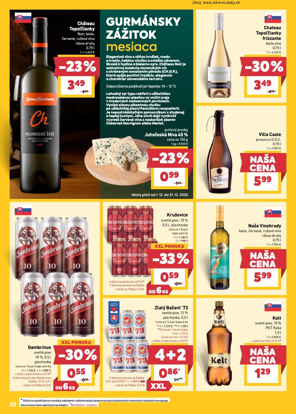 Leták Billa (3. 12. - 9. 12. 2025) - strana 20 z 24