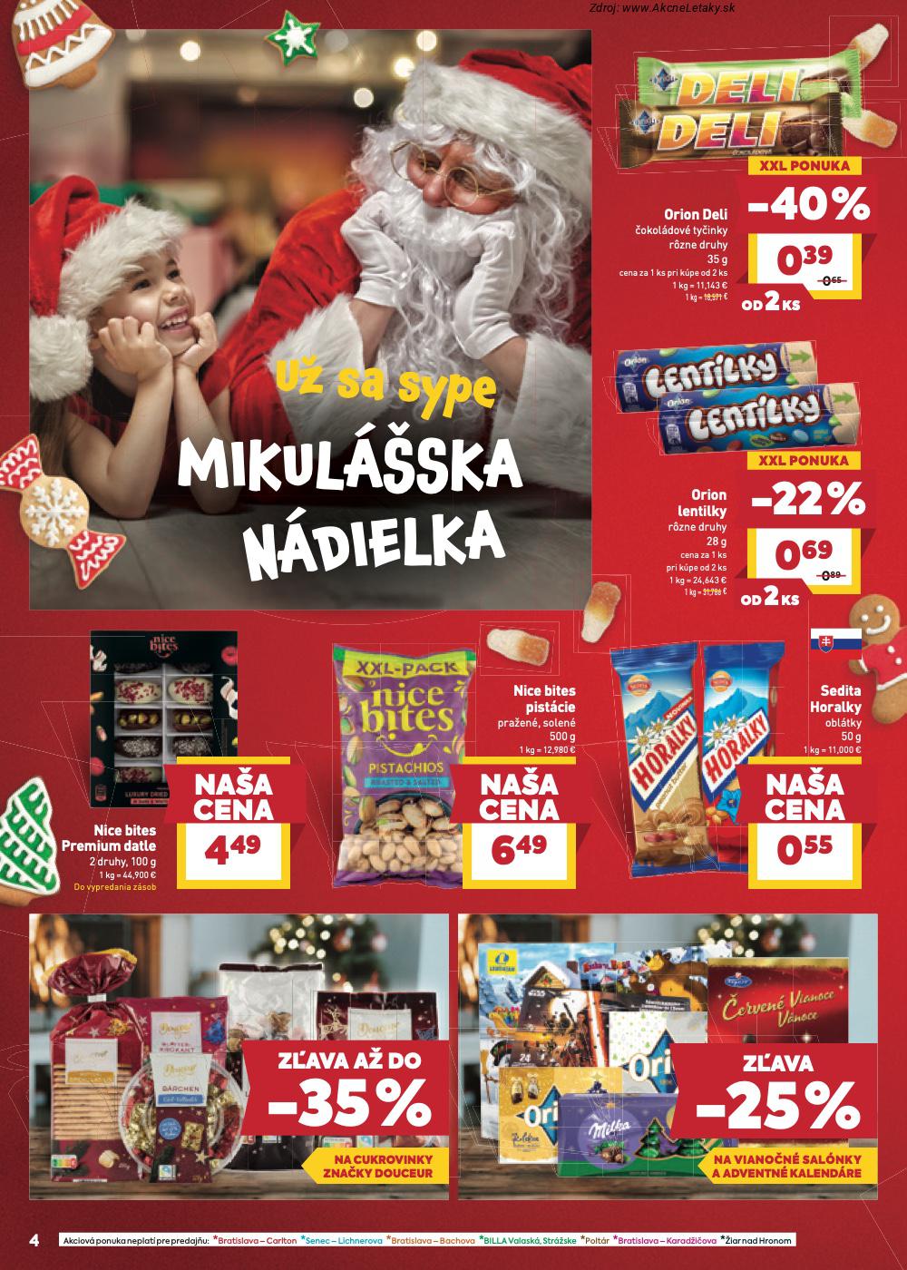 Leták Billa (3. 12. - 9. 12. 2025) - strana 4 z 24