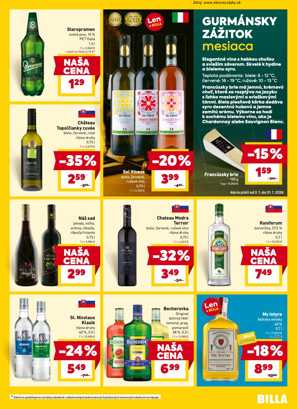 Leták Billa (2. 1. - 6. 1. 2026) - strana 21 z 24